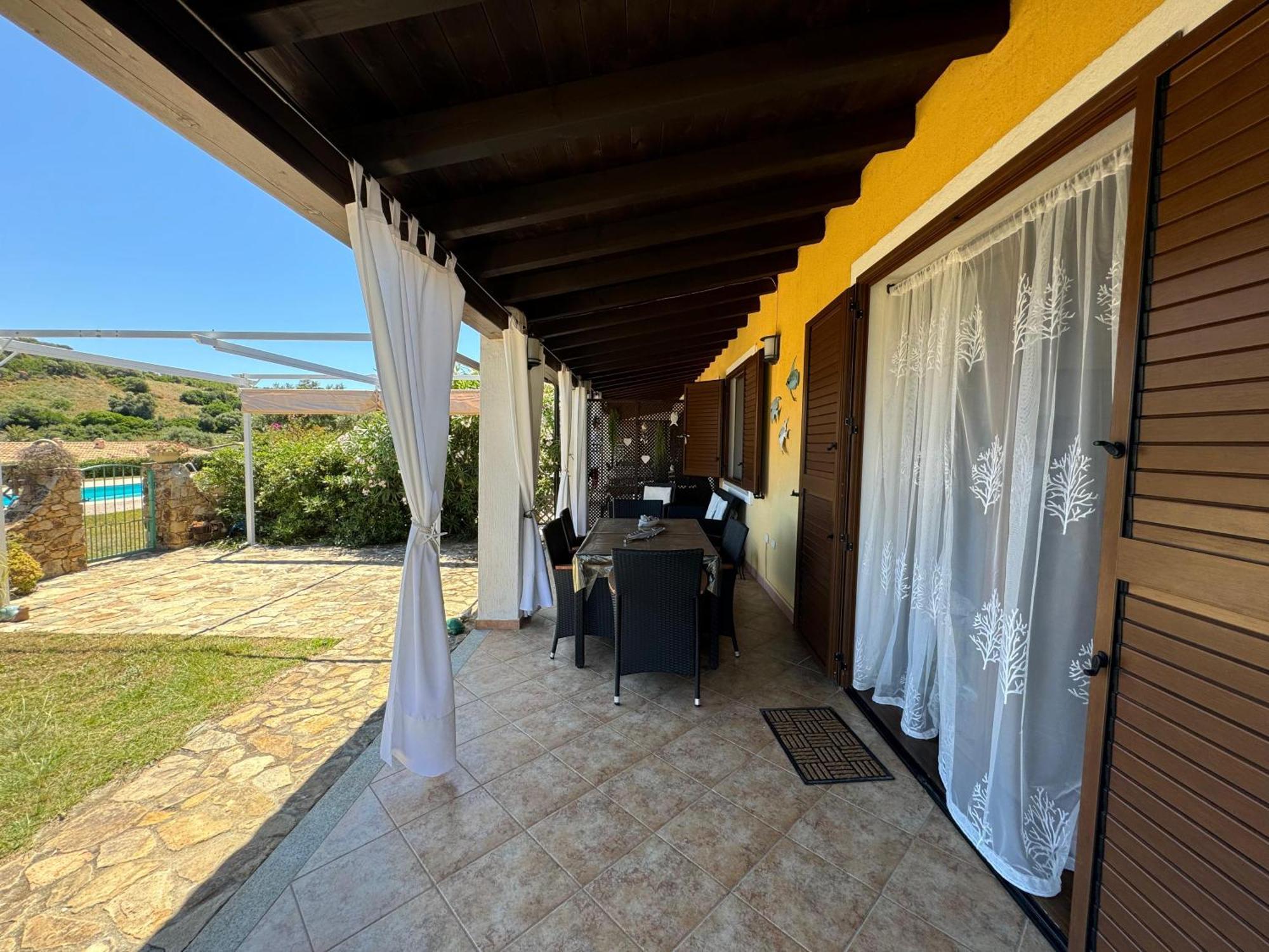 Casa Vacanze Con Piscina E Vista Mare Esclusiva Per Coppie E Famiglie, Relax E Tranquillita Tertenìa Zewnętrze zdjęcie
